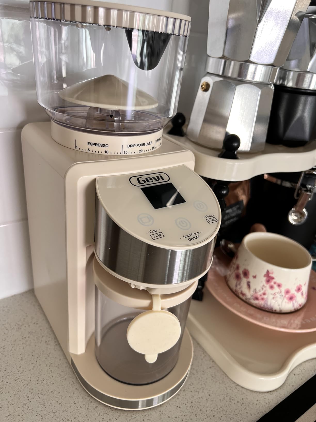 Gevi Espresso Machine 20 Bar with Grinder, Professional Espresso Maker with 35 Precise Grind Settings Burr Coffee Grinders Combos, Super-Automatic Espresso Machines, Ideal for Coffee Lover customer photo 2