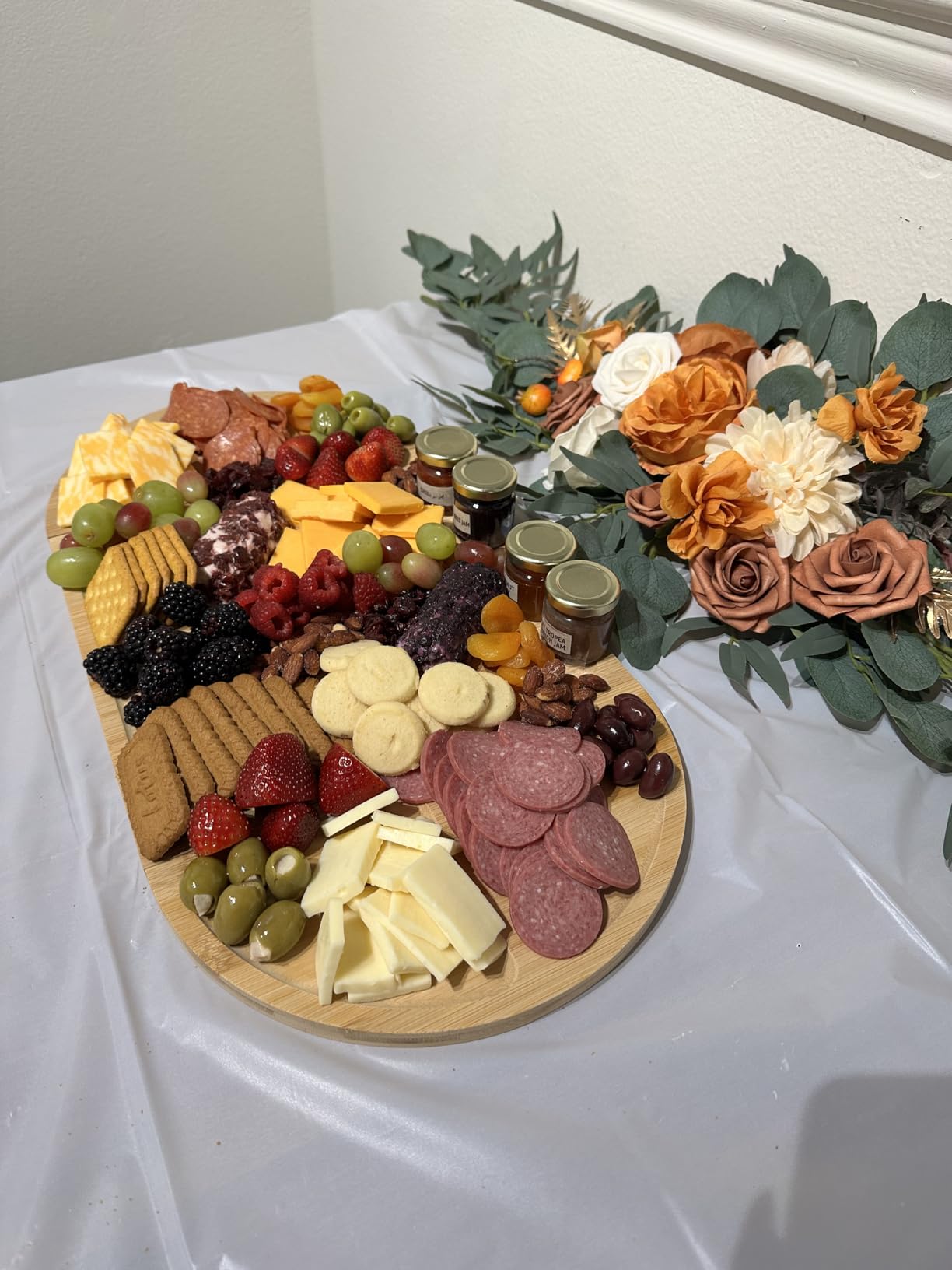 Magnetic Bamboo Charcuterie Board Set, 3-Piece Serving Tray customer photo 1