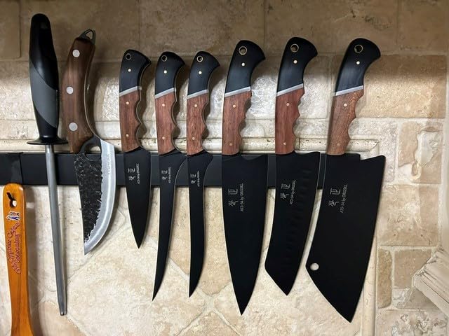 DRGSKL Kitchen Knife Set with Bag - 6 PCS Chef Knife Set with Wooden Handle | Japanese ATS-34 Steel, Full Tang, Ergonomic Walnut Handle, Precision Cutting, Gift Box customer photo 1
