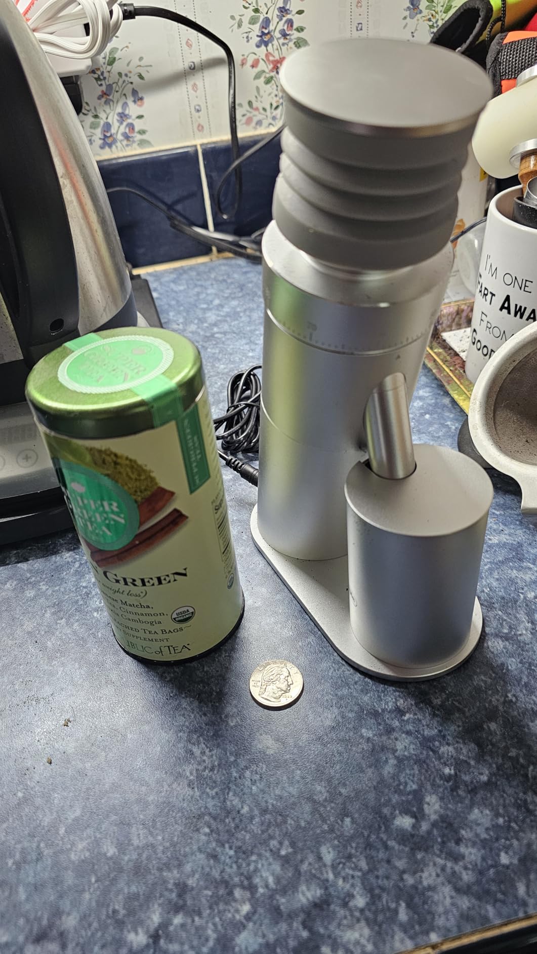 Gen 4 Electric Burr Coffee Grinder, Single Dose, Espresso,Silver | Magnetic dosing cup, anti-static design and compact quiet workflow help keep daily home brewing cleaner and more consistent. customer photo 2