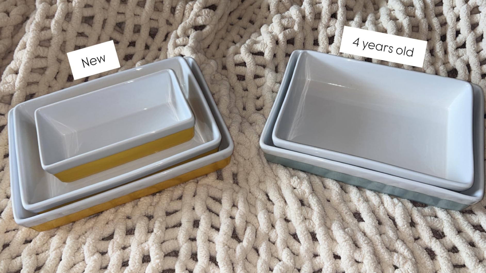 Martha Stewart Broadbrook Ceramic Bakeware, 13x9 Inch Rectangular Baking Dish with Handles, Cream Glazed Stoneware for Casseroles, Lasagna, Roasts & Desserts, Oven & Dishwasher Safe customer photo 2