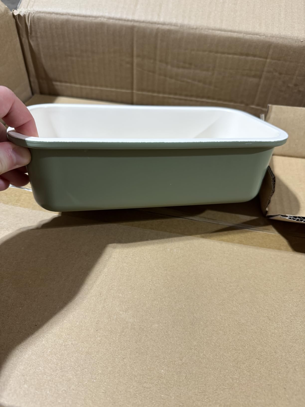 GreenLife 6 Piece Ceramic Nonstick Oven Bakeware Set, Sage | PFAS-Free Ceramic Nonstick, Cookie Sheet, Loaf, Cake & Muffin Pans customer photo 1