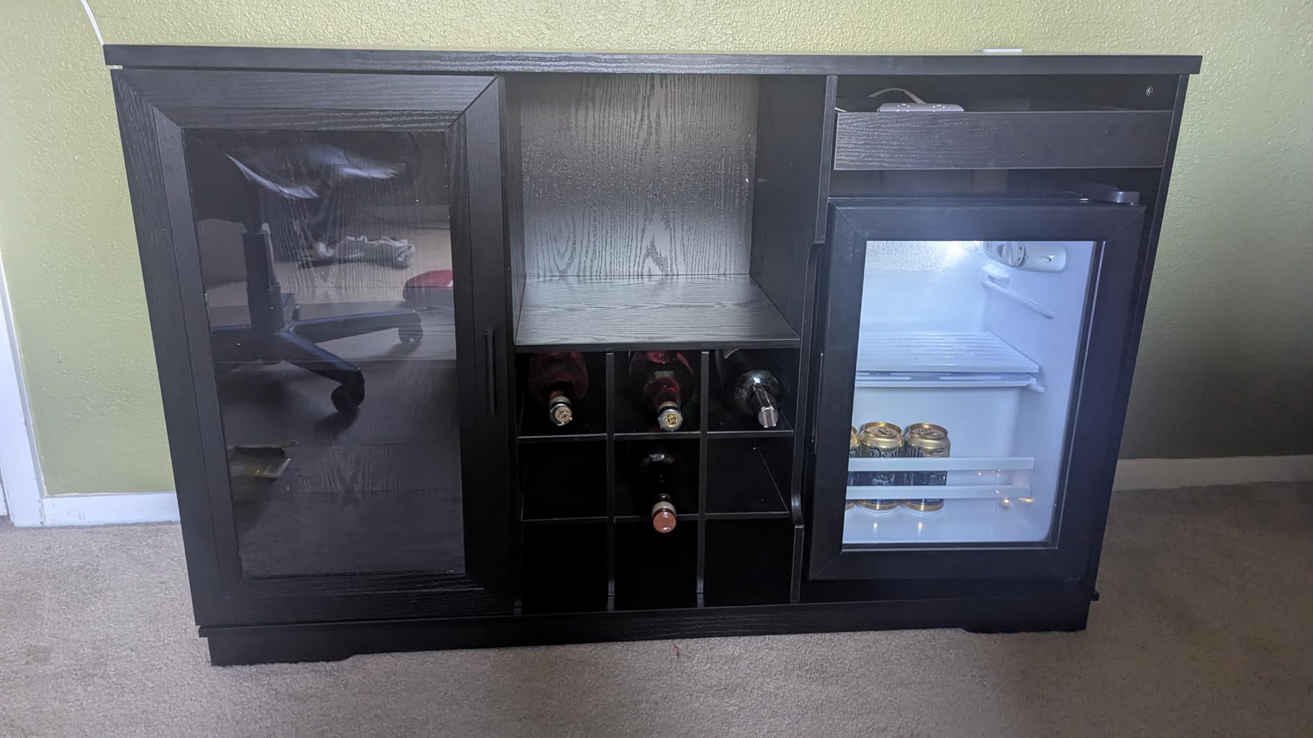 BROTTAR Large Coffee Bar Cabinet with Fridge (Fridge Included) customer photo 2