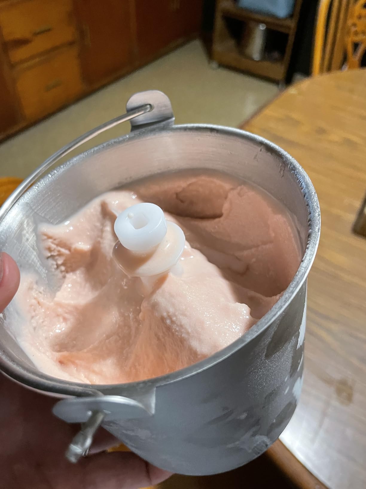 Iceman by Chefman Ice Cream Maker, No Pre-Freezing with Built-In Compressor, Makes Ice Cream, Froyo, Sorbet, Sherbet, Italian Ice, Frozen Yogurt, Digital Display w/ 3 Presets, 2 Pint Inserts Included customer photo 1