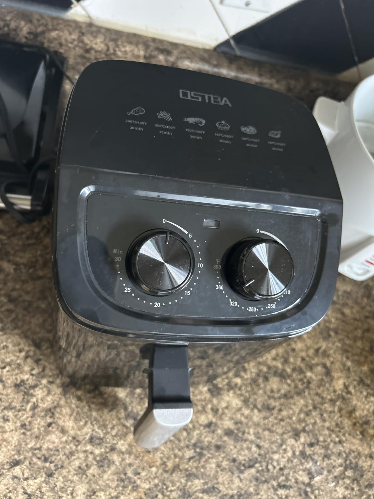 OSTBA 2.5QT Small Air Fryer for 1-2 People, Compact Mini Air Fryer | with Dual Knob Temperature & Timer Controls, 6 Cooking Guides, Space-Saving Design, Nonstick Dishwasher-Safe Basket customer photo 1