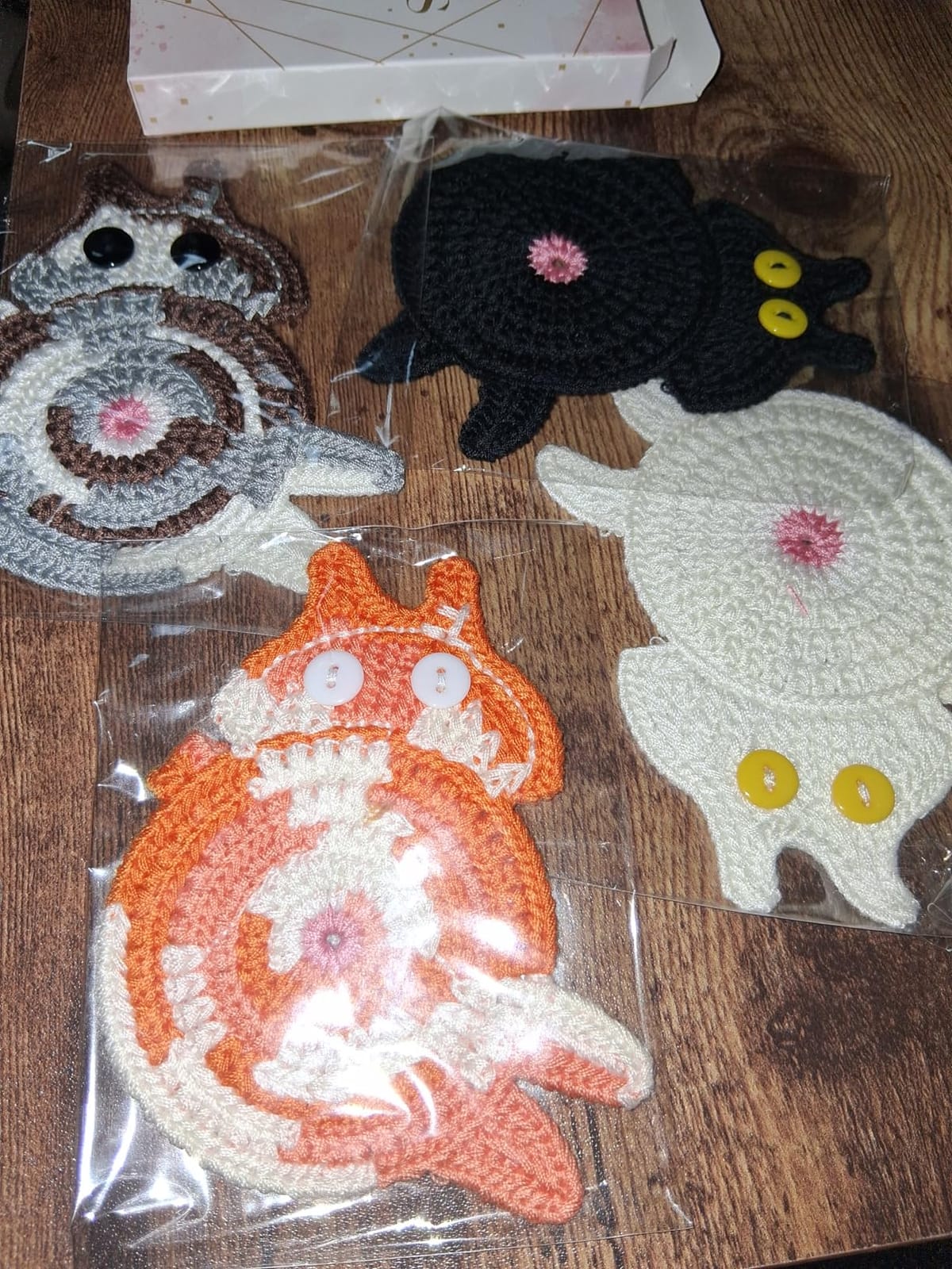 Coasters Set of 4 - Stocking Stuffers, Cute Coffee Coaster for Kinds Cups | Home Decor, Teen Girl Gifts Trendy Stuff, Women,Mom,Her,Friends,Coworkers, Wife, Daughter, Sister Birthday Gifts customer photo 1