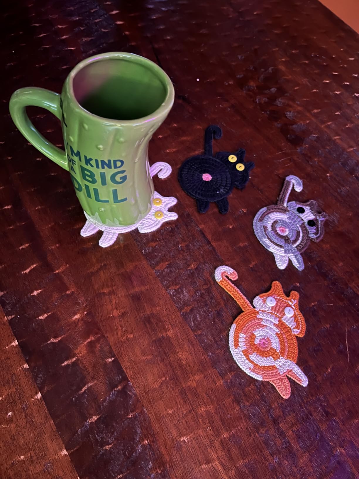 Coasters Set of 4 - Stocking Stuffers, Cute Coffee Coaster for Kinds Cups | Home Decor, Teen Girl Gifts Trendy Stuff, Women,Mom,Her,Friends,Coworkers, Wife, Daughter, Sister Birthday Gifts customer photo 2