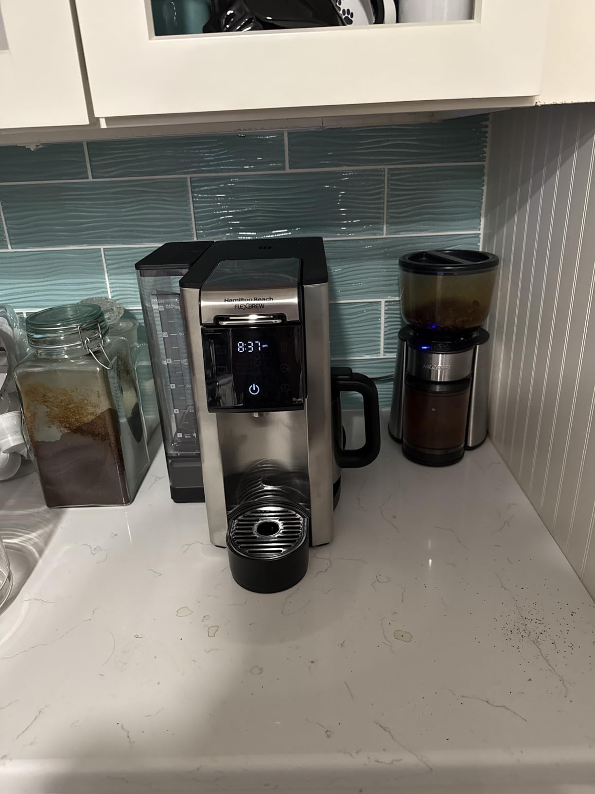 Hamilton Beach FlexBrew Advanced 5-in-1 Drip and Single Serve Coffee Maker, 12 Cup Thermal Programmable customer photo 1