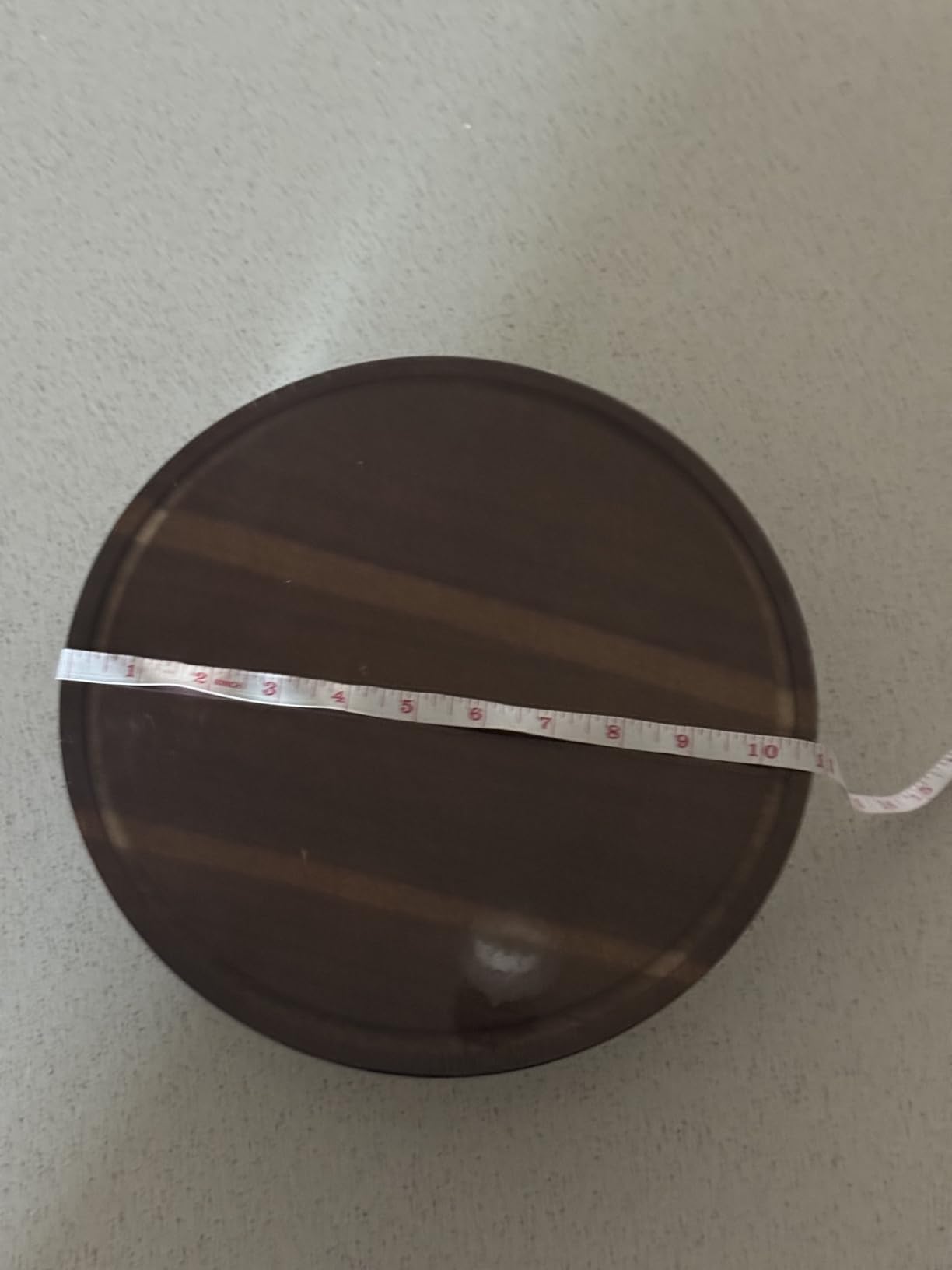 Acacia Wood Cake Stand with Glass Lid - 12