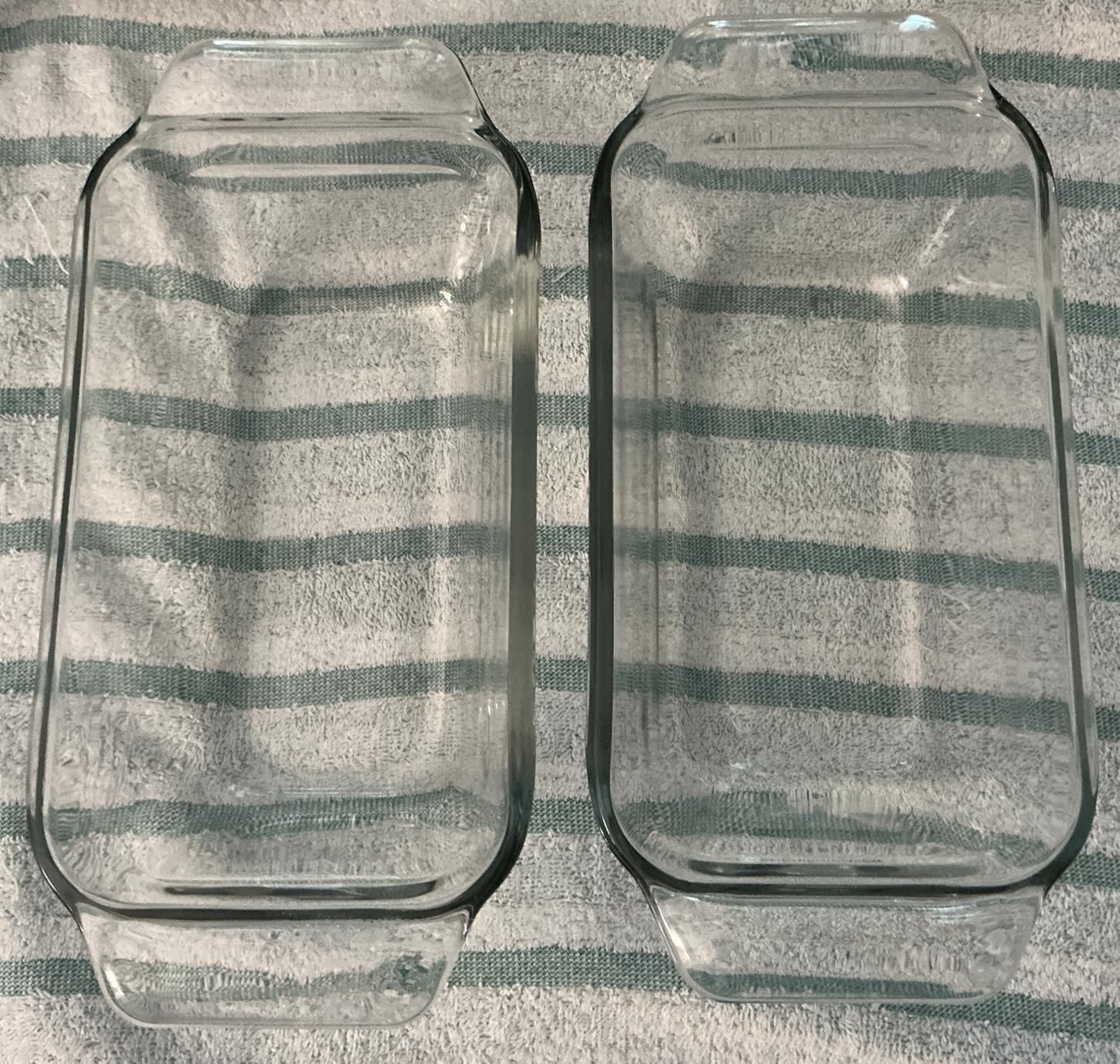 Libbey Baker's Premium 2-Piece Glass Bread Loaf Pan Baking Dish Set, Space-Saving Glass Bakeware set for Bread, Loaf, and Pound Cakes customer photo 1
