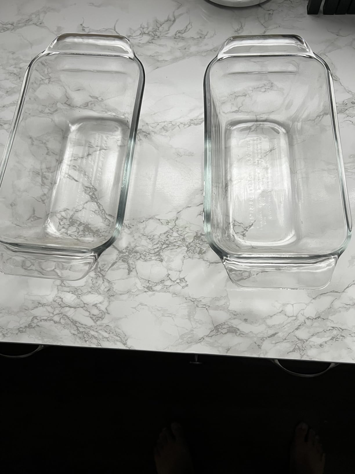 Libbey Baker's Premium 2-Piece Glass Bread Loaf Pan Baking Dish Set, Space-Saving Glass Bakeware set for Bread, Loaf, and Pound Cakes customer photo 2