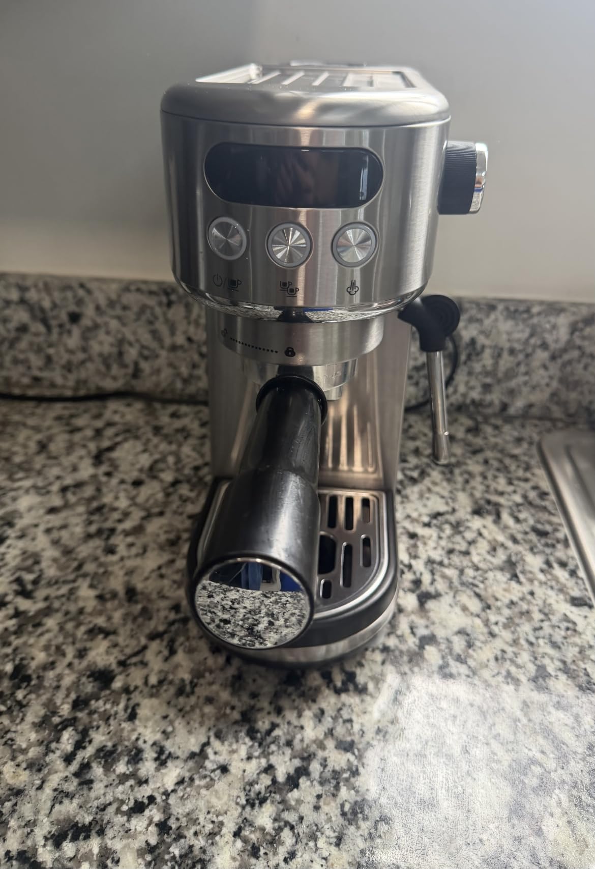 Neretva Espresso Machine 20 Bar Super Compact Espresso Coffee Machine, Professional Stainless Steel Espresso Maker with LED Display customer photo 2
