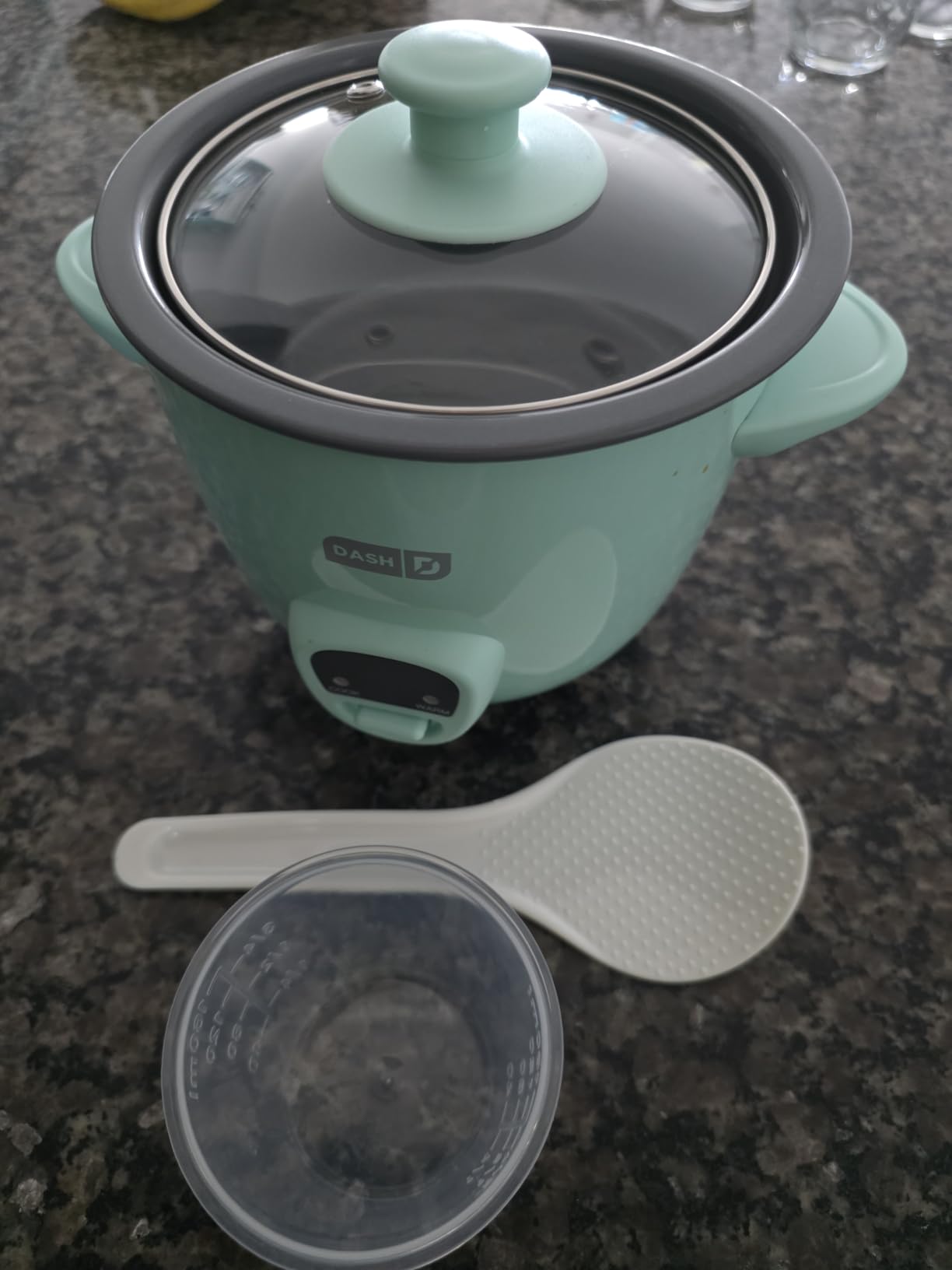 Dash Mini Rice Cooker, 2-Cup Removable Ceramic Nonstick Pot, White | Small Rice Cooker, Rice Maker for One, Keep Warm Function, Cooks Oatmeal, Quinoa & Grains customer photo 1