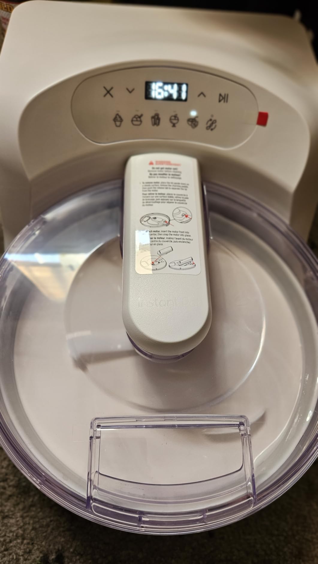 Instant Pot InstantChill Ice Cream Maker with Built‑In Compressor, No Pre‑Freezing, Real Ice Cream in Minutes*, Gelato, Sorbet, Rolled, Non‑Dairy, Mix‑Ins, Easy Clean Up, Quiet, Makes Up to 2 Pints customer photo 1