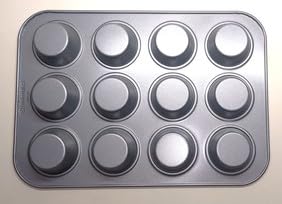Calphalon Titan Steel Core PFA Free Nonstick 12 Cup Cupcake Muffin Pan, Heavy Duty Carbon Steel Bakeware for Even Heating customer photo 2