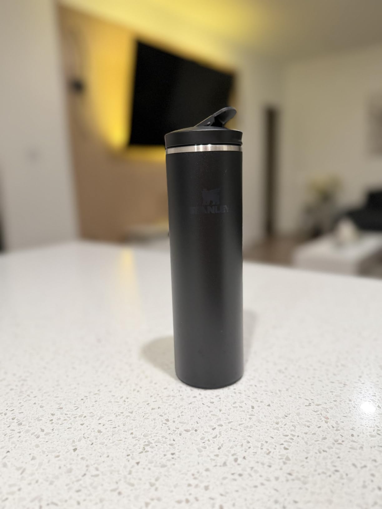 STANLEY Transit FlipTop Mug | Leakproof Coffee Travel Cup | Vacuum Insulated Stainless Steel | 16 oz | Ash customer photo 2