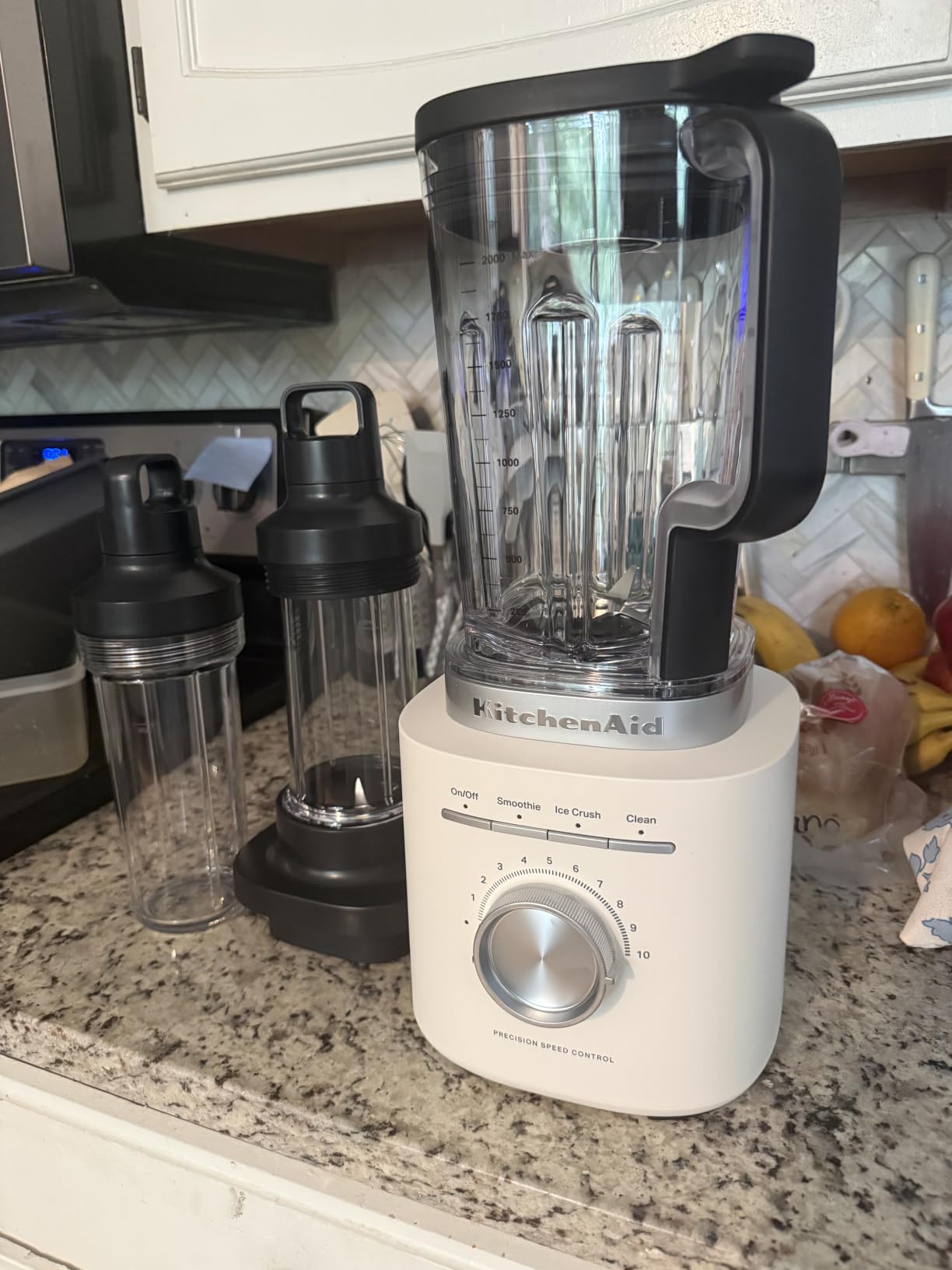 KitchenAid Pure Power Blender with 2 Personal Blending Jars, 1700 Watt Peak Power*, KSB2078, Porcelain White customer photo 1