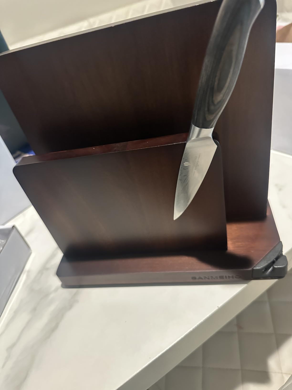 16 Pieces Knife Set, Knife Block Set in Powder Steel, Ultra Sharp | Kitchen Knives Set High Hardness Japanese Knife Set with Ergonomic Pakkawood Handle, Chef Knives Set for Kitchen Cooking customer photo 1