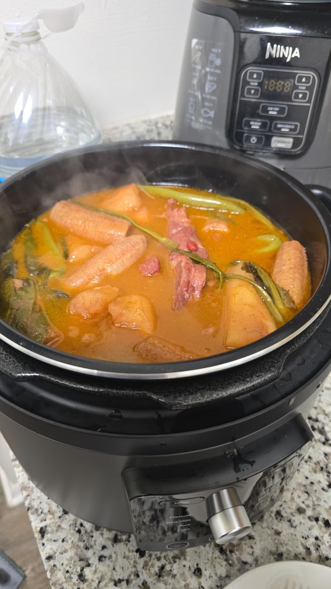 Ninja HyperHeat 9-in-1 Pressure Cooker, 6.5-qt, Dark Gray, PC201GY | Cooks 2X faster, Sear, Sauté, Slow Cook, Steam, Sous Vide & Yogurt, 1200W, PFAS-free, removable SimpliServe pot for serving customer photo 2