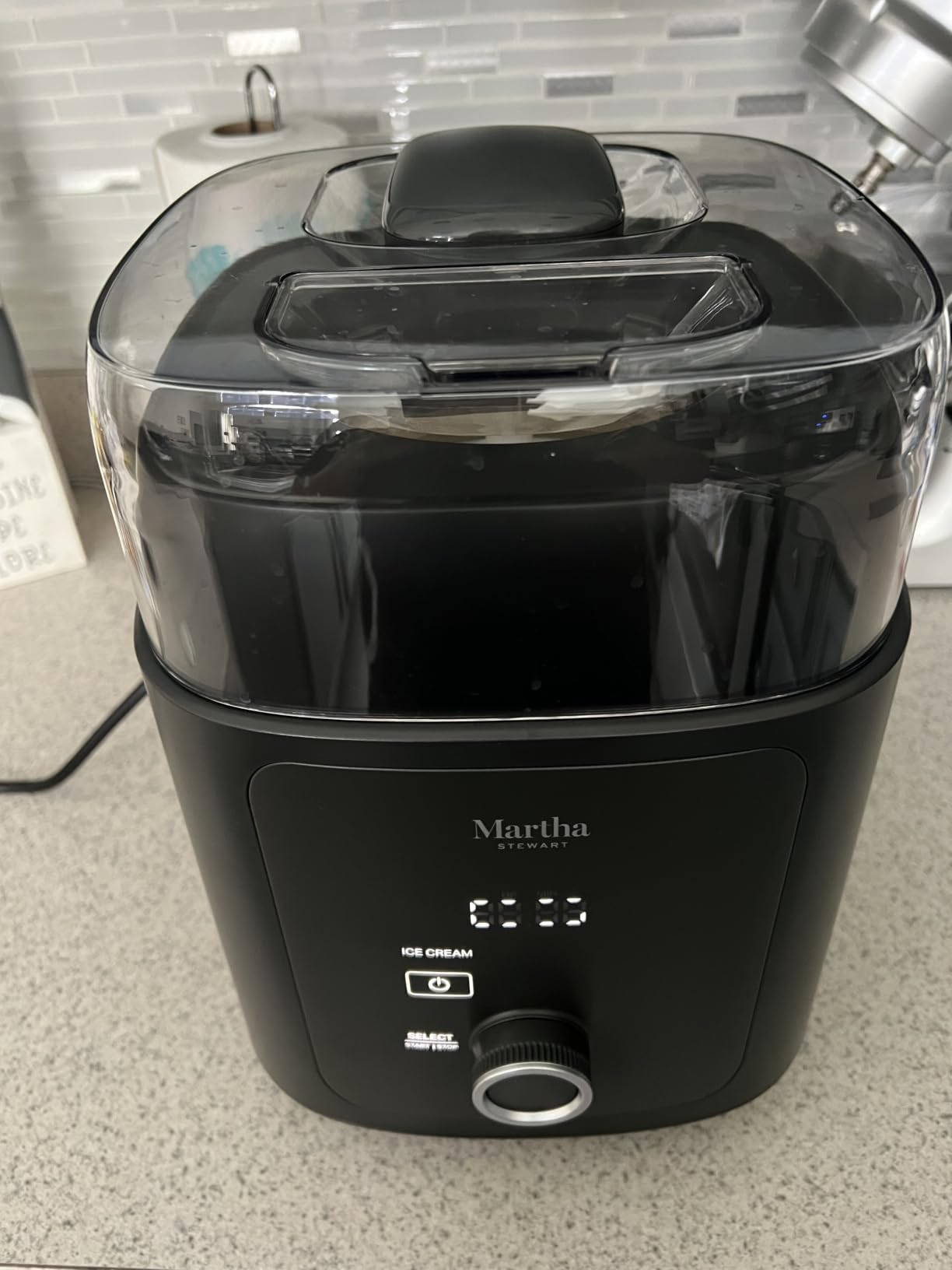 Martha Stewart Ice Cream Maker Machine, 1QT Fully Automatic, 3 Modes, No Freezer Required customer photo 1