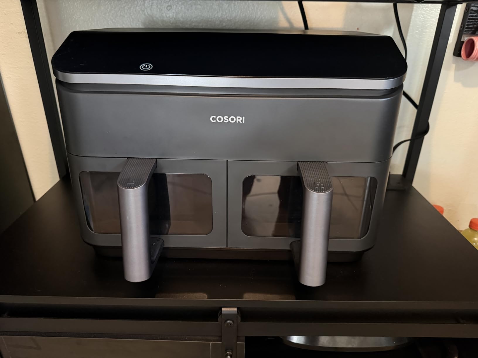 COSORI TWINFRY 9 QT Double Air Fryer, Removable Divider, PFAS-Free Ceramic | Dual 4.5Qt & Full 9Qt, Two Ways to Cook, 6-in-1, Independent Cooking, Match&Sync, Dishwasher-Safe, Countertop Friendly customer photo 2