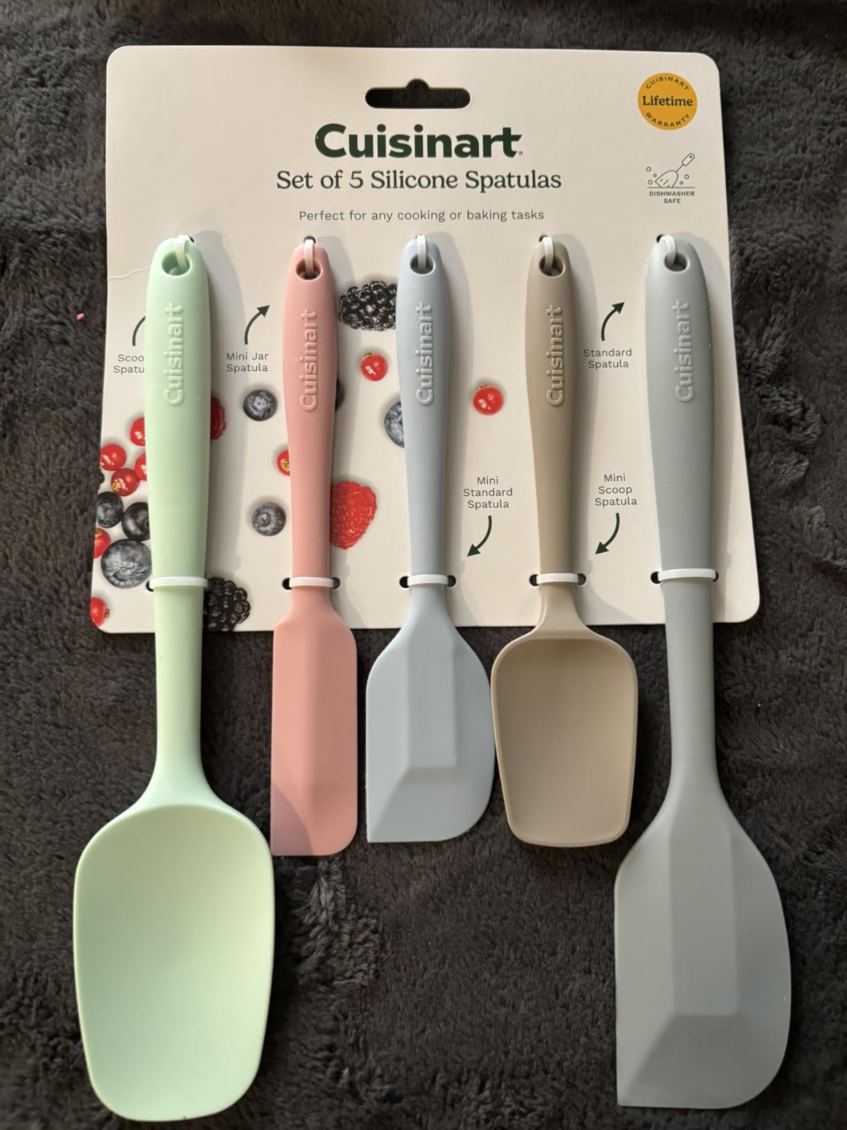 Cuisinart Set of 4 High Heat Resistant Silicone Spatulas - Flexible Kitchen Utensils for Cooking & Baking, CTG-00-S4SD customer photo 2