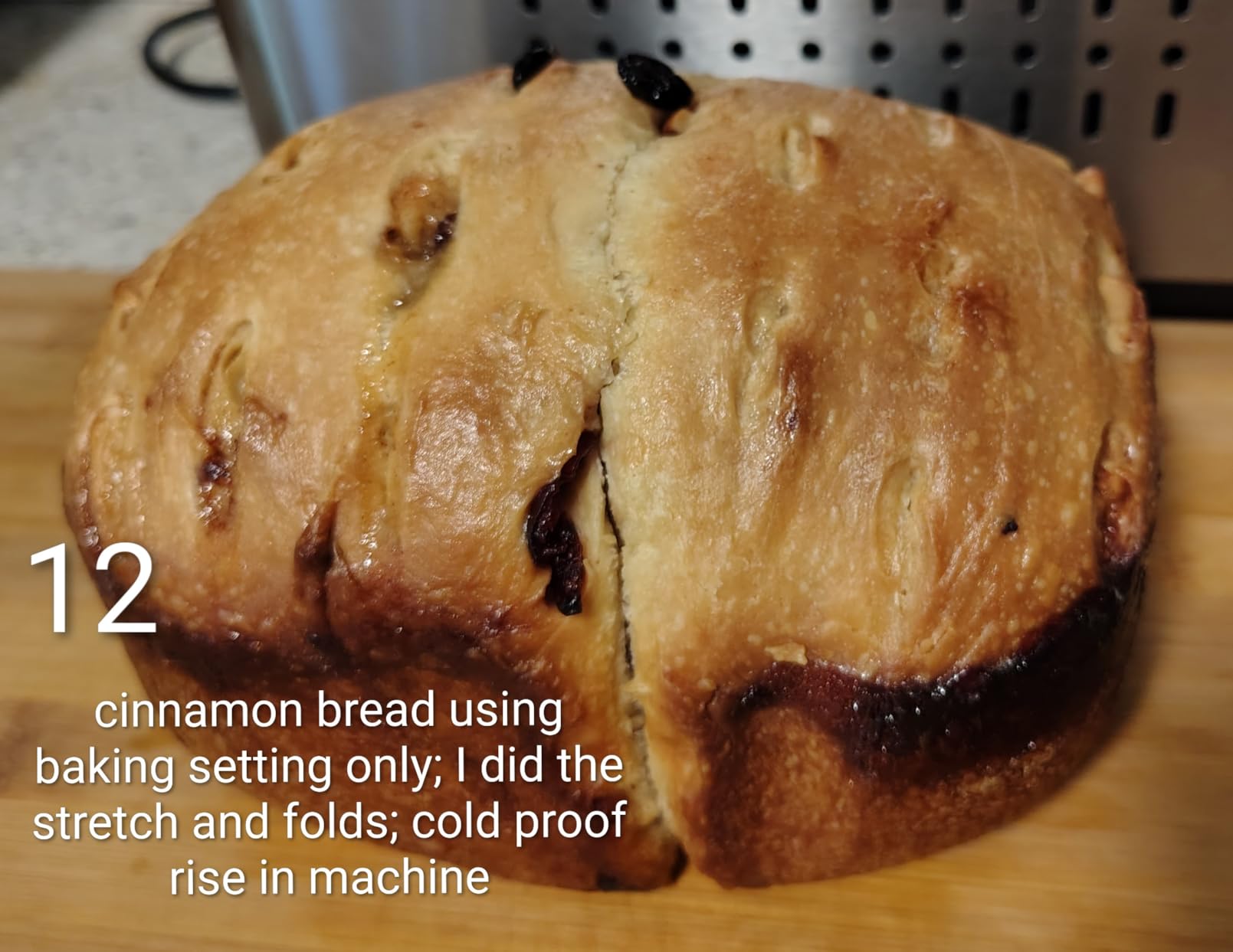 KBS 750W Programmable Bread Maker, Dual Heaters Bread Machine with 3LB Ceramic Pan & Fruit Dispenser,20-in-1 Stainless Steel Automatic Bread Maker Machine with Quiet Brushless Motor,15H Timer,3 Colors customer photo 2