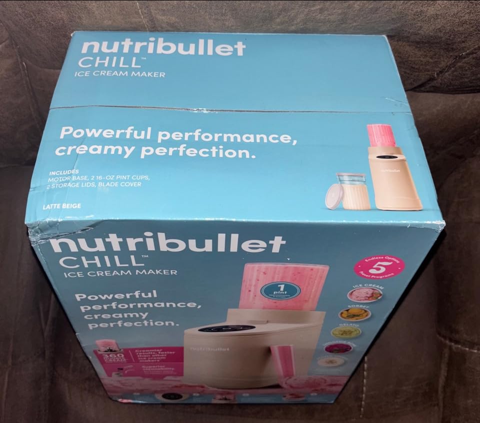 nutribullet Chill Ice Cream Maker, for Gelato, Sorbet, Frozen Yogurt, Smoothie Bowls customer photo 1