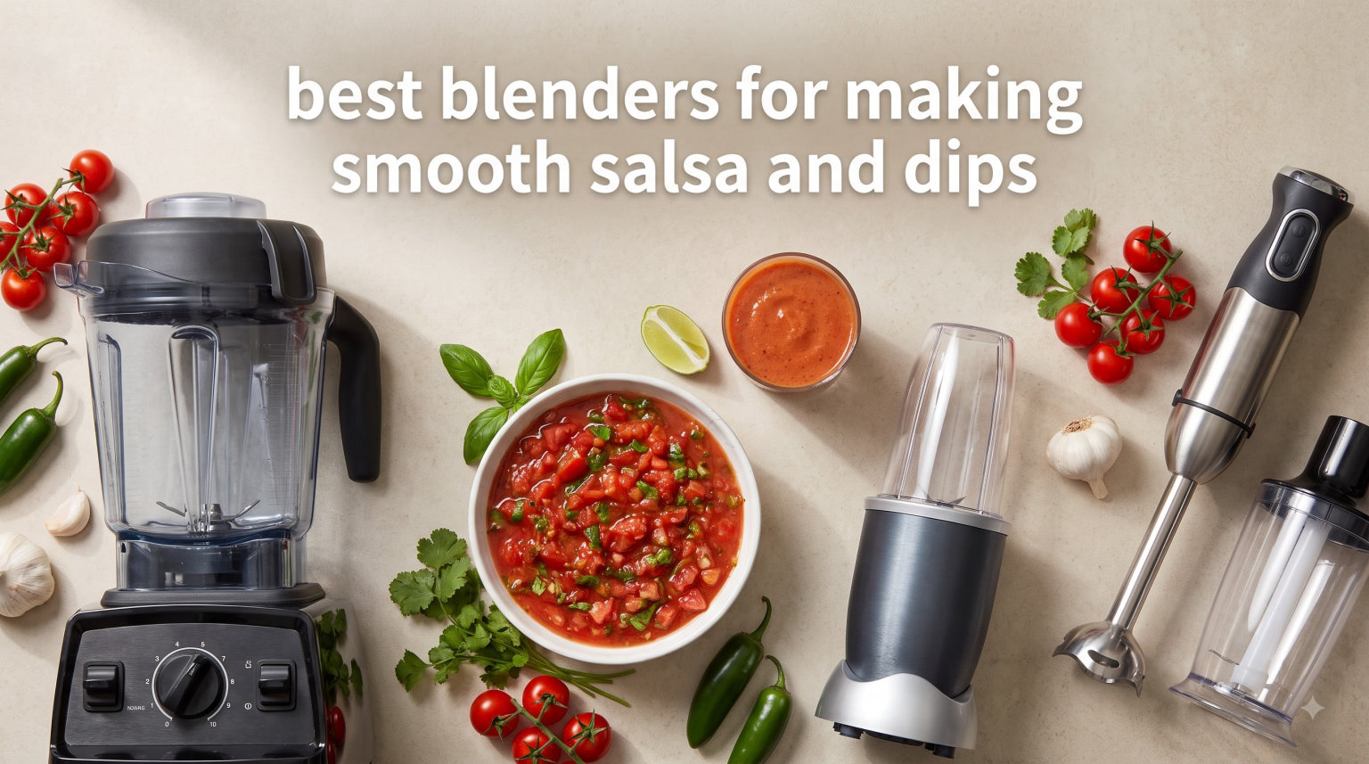 best blenders for making smooth salsa and dips