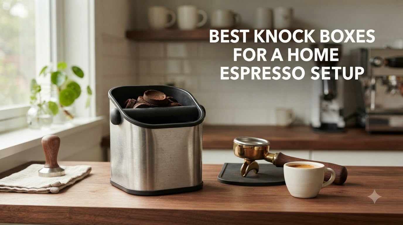 best knock boxes for a home espresso setup
