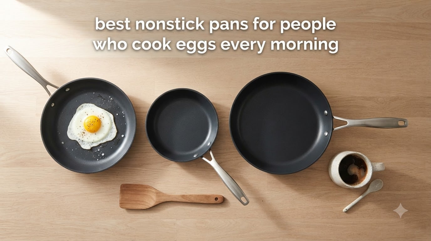 best nonstick pans for people who cook eggs every morning