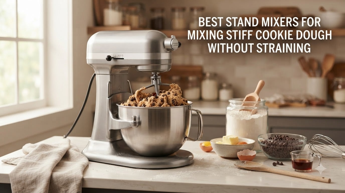 best stand mixers for mixing stiff cookie dough without straining