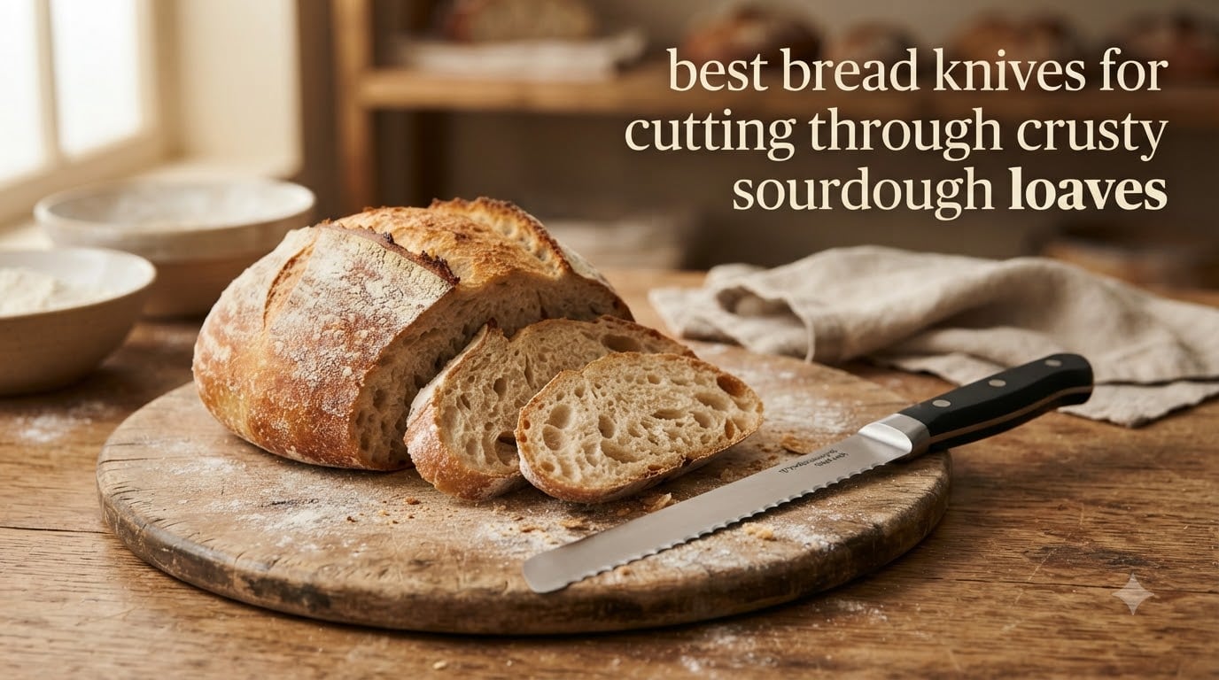 best bread knives for cutting through crusty sourdough loaves