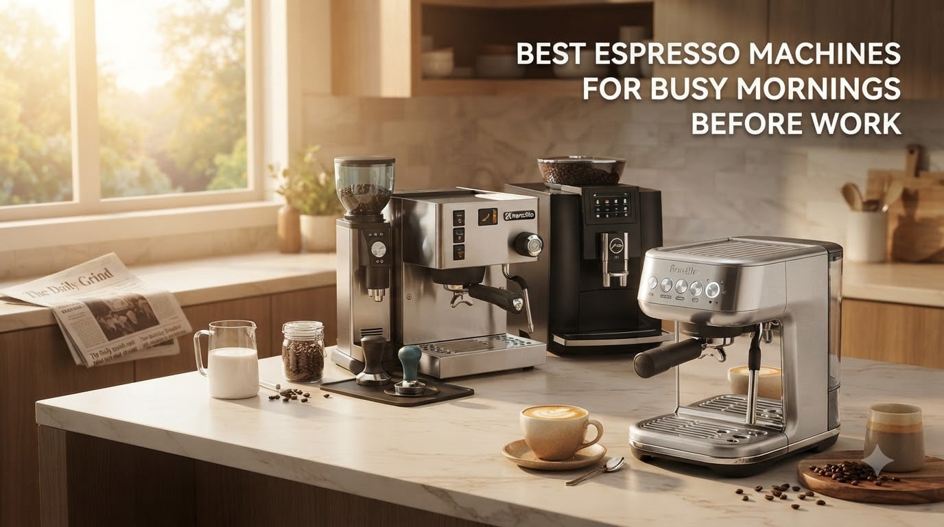 best espresso machines for busy mornings before work