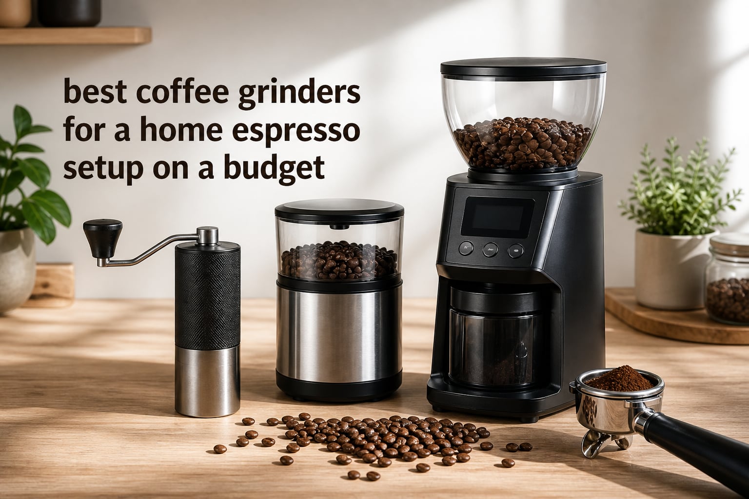 best coffee grinders for a home espresso setup on a budget