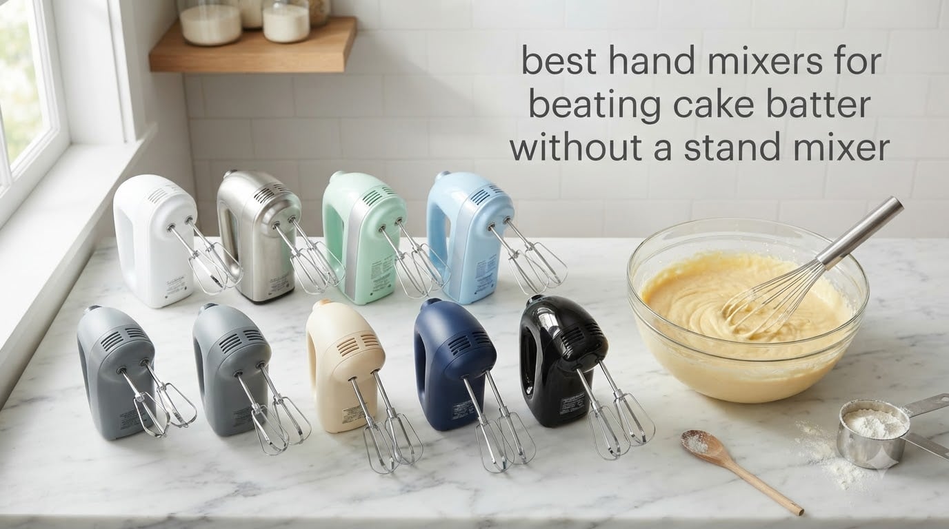 best hand mixers for beating cake batter without a stand mixer