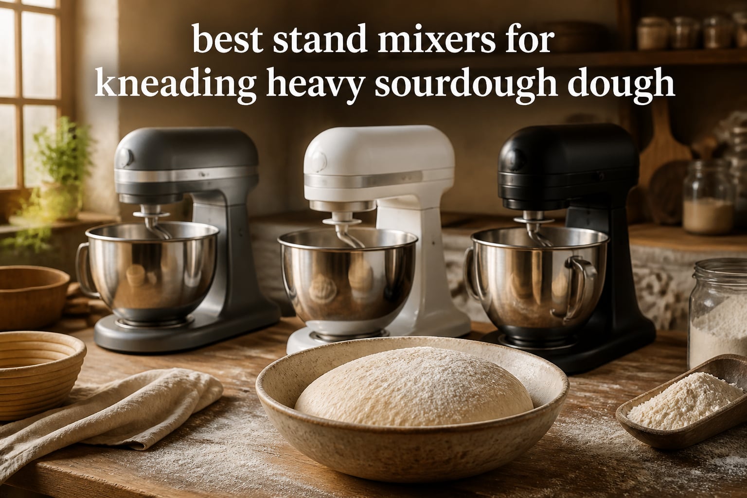 best stand mixers for kneading heavy sourdough dough