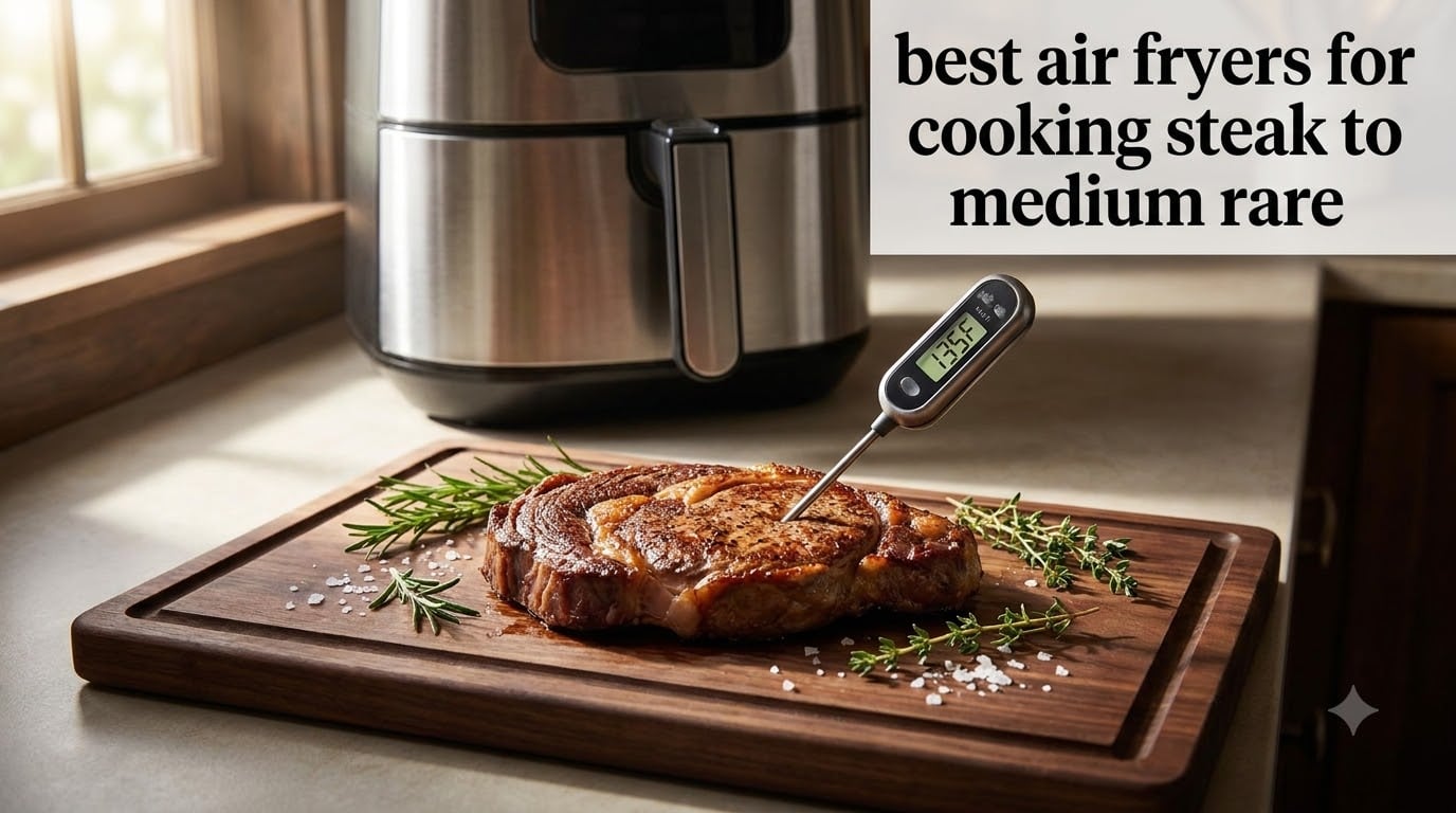 best air fryers for cooking steak to medium rare