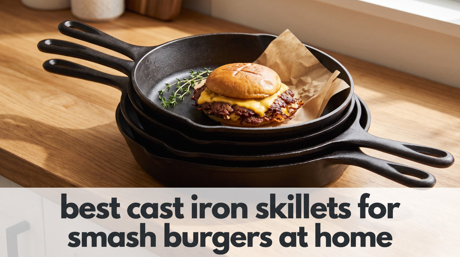 best cast iron skillets for smash burgers at home