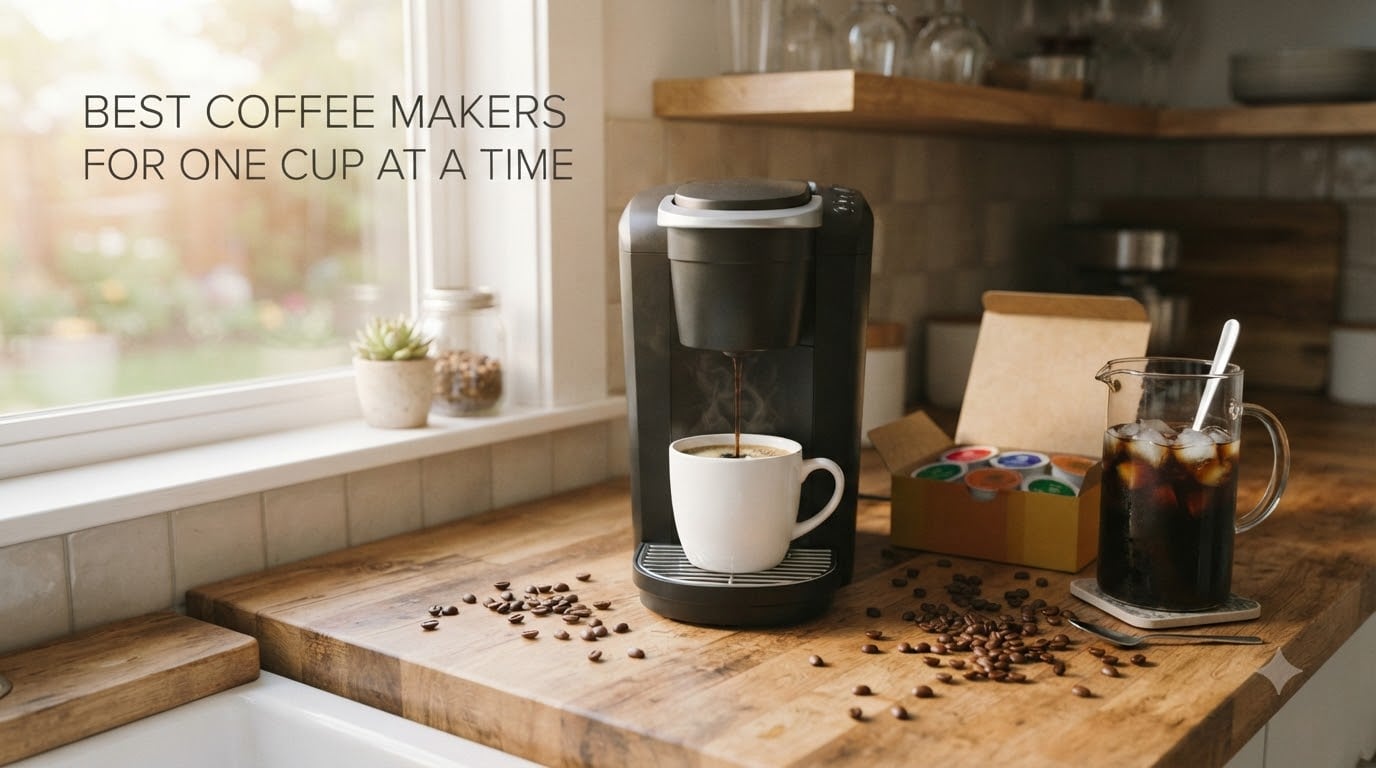 best coffee makers for one cup at a time