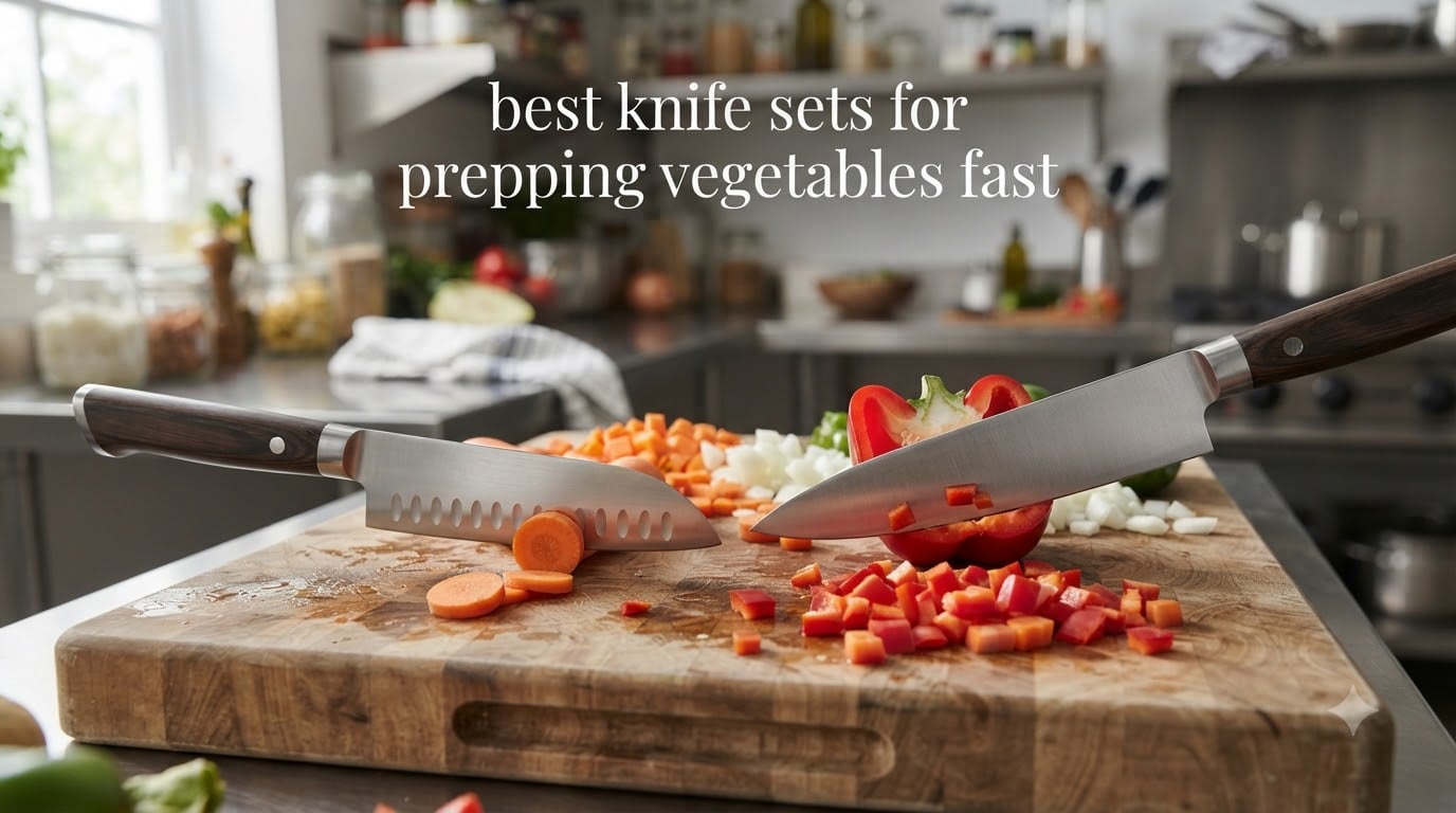 best knife sets for prepping vegetables fast