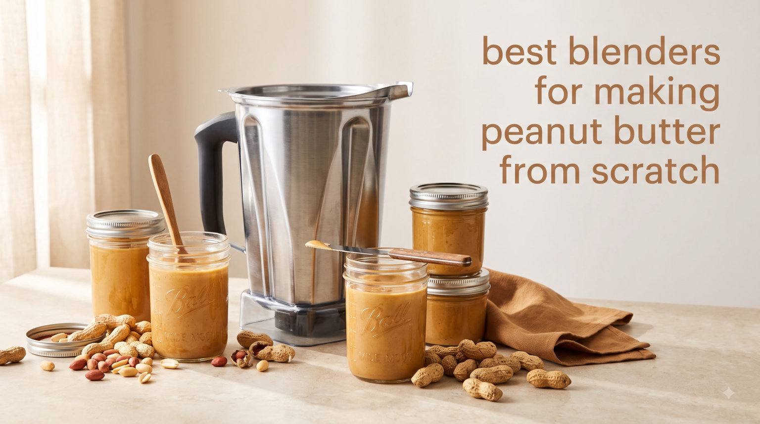 best blenders for making peanut butter from scratch