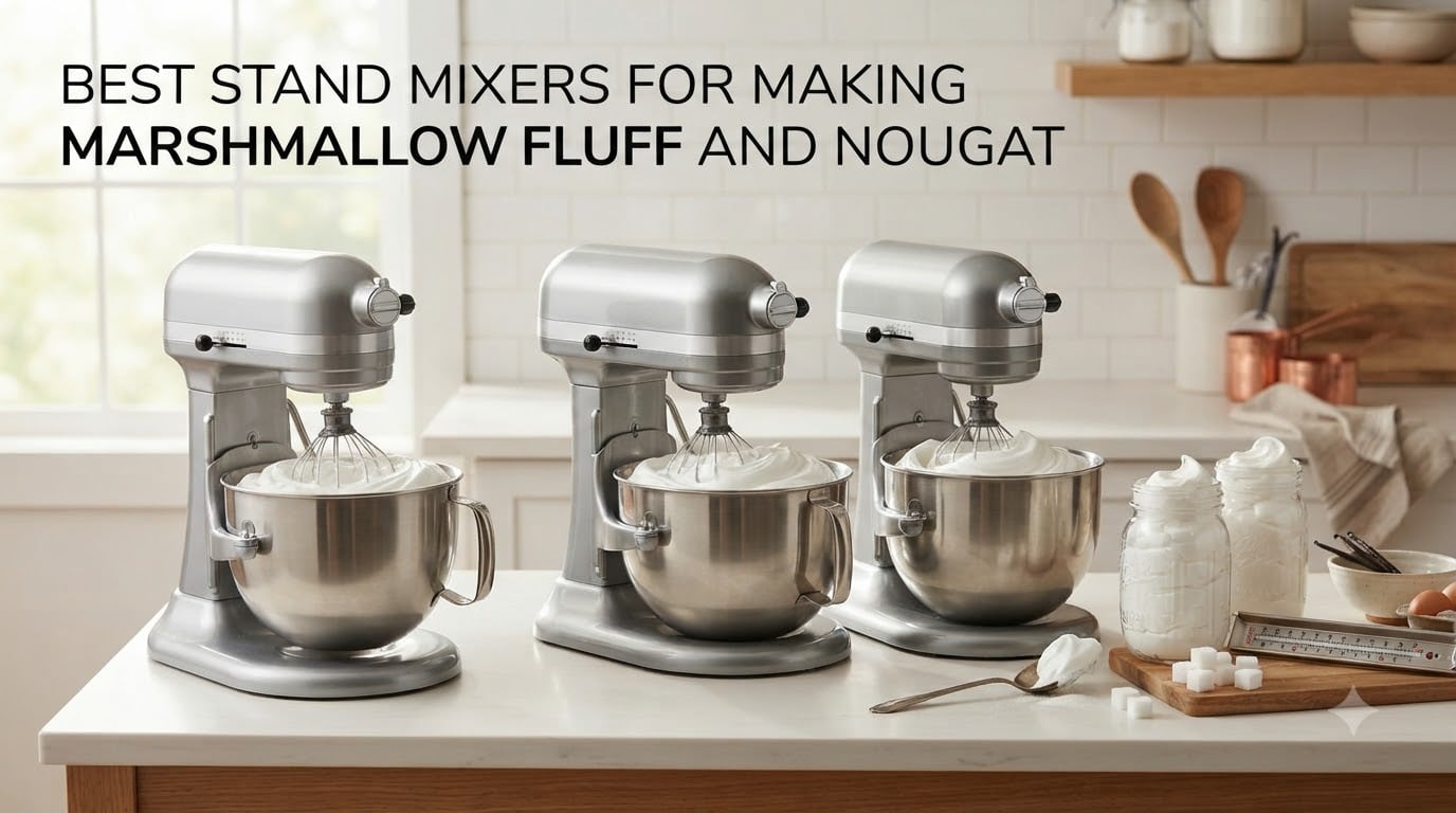 best stand mixers for making marshmallow fluff and nougat