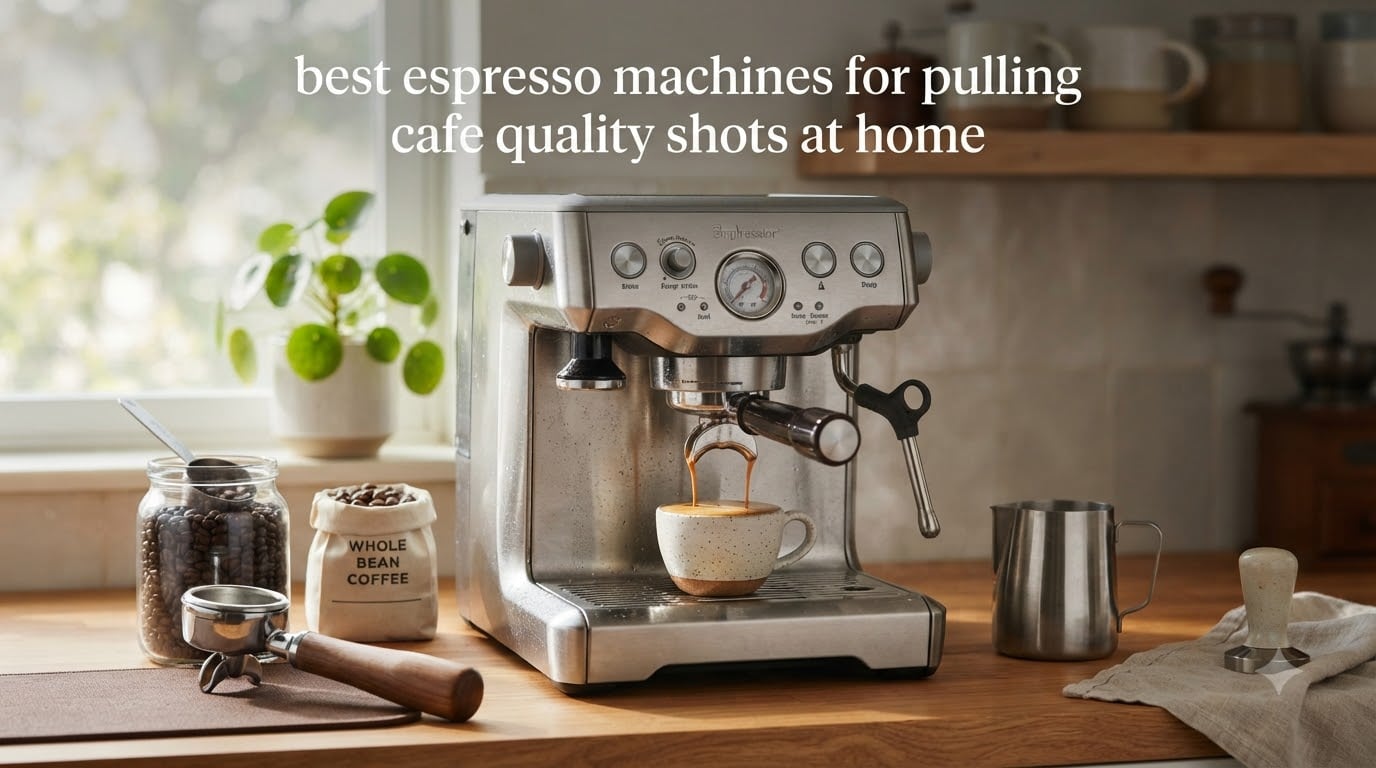 best espresso machines for pulling cafe quality shots at home