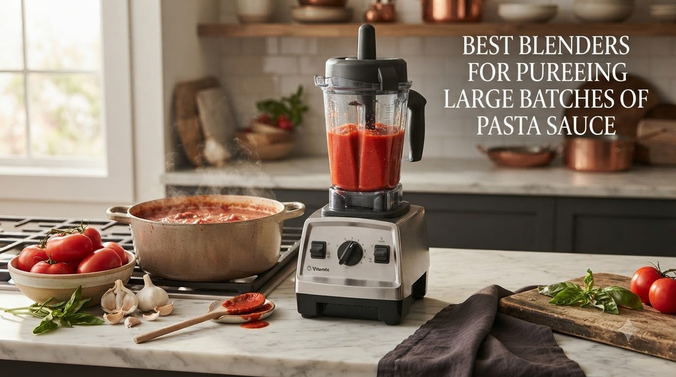 best blenders for pureeing large batches of pasta sauce