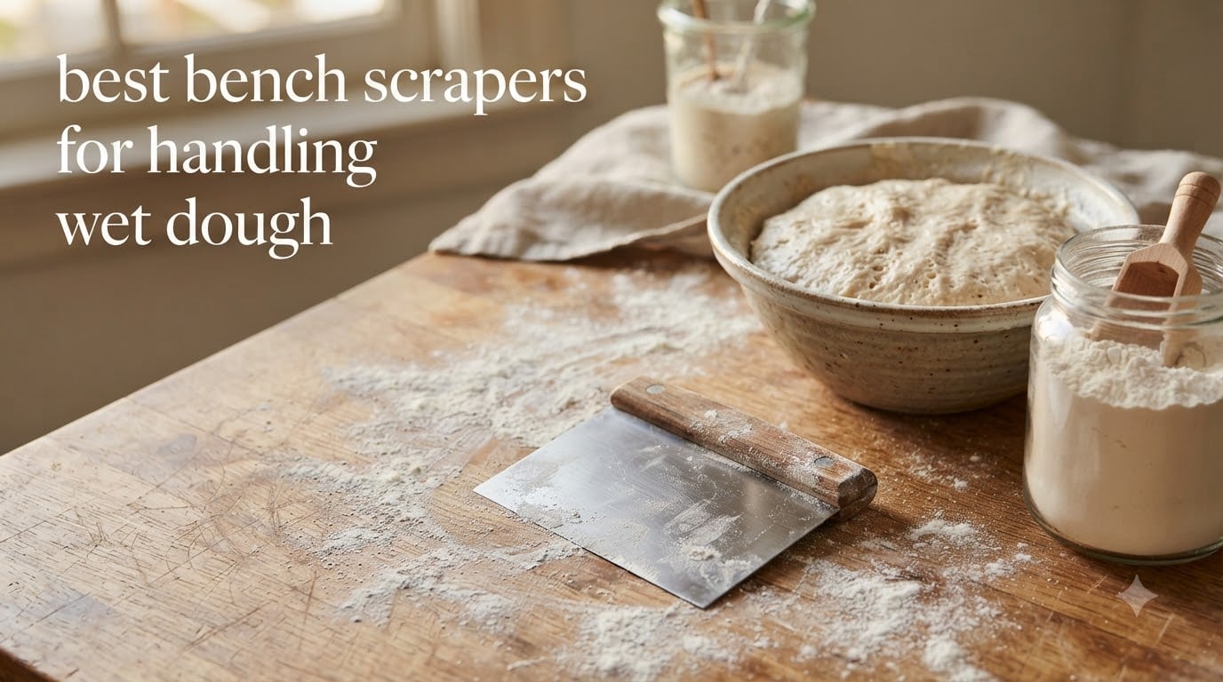best bench scrapers for handling wet dough