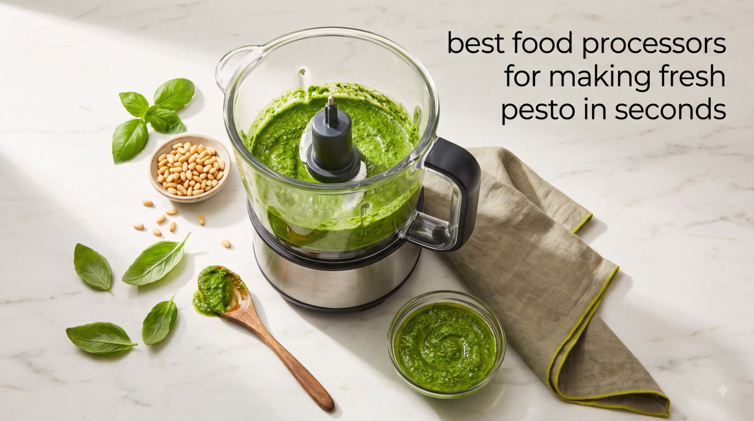 best food processors for making fresh pesto in seconds