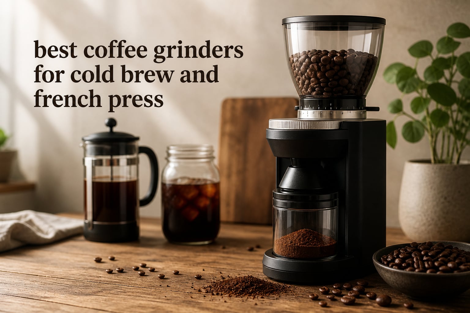 best coffee grinders for cold brew and french press