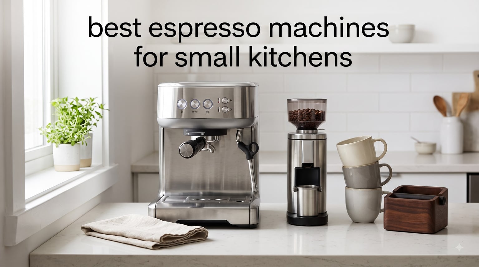 best espresso machines for small kitchens