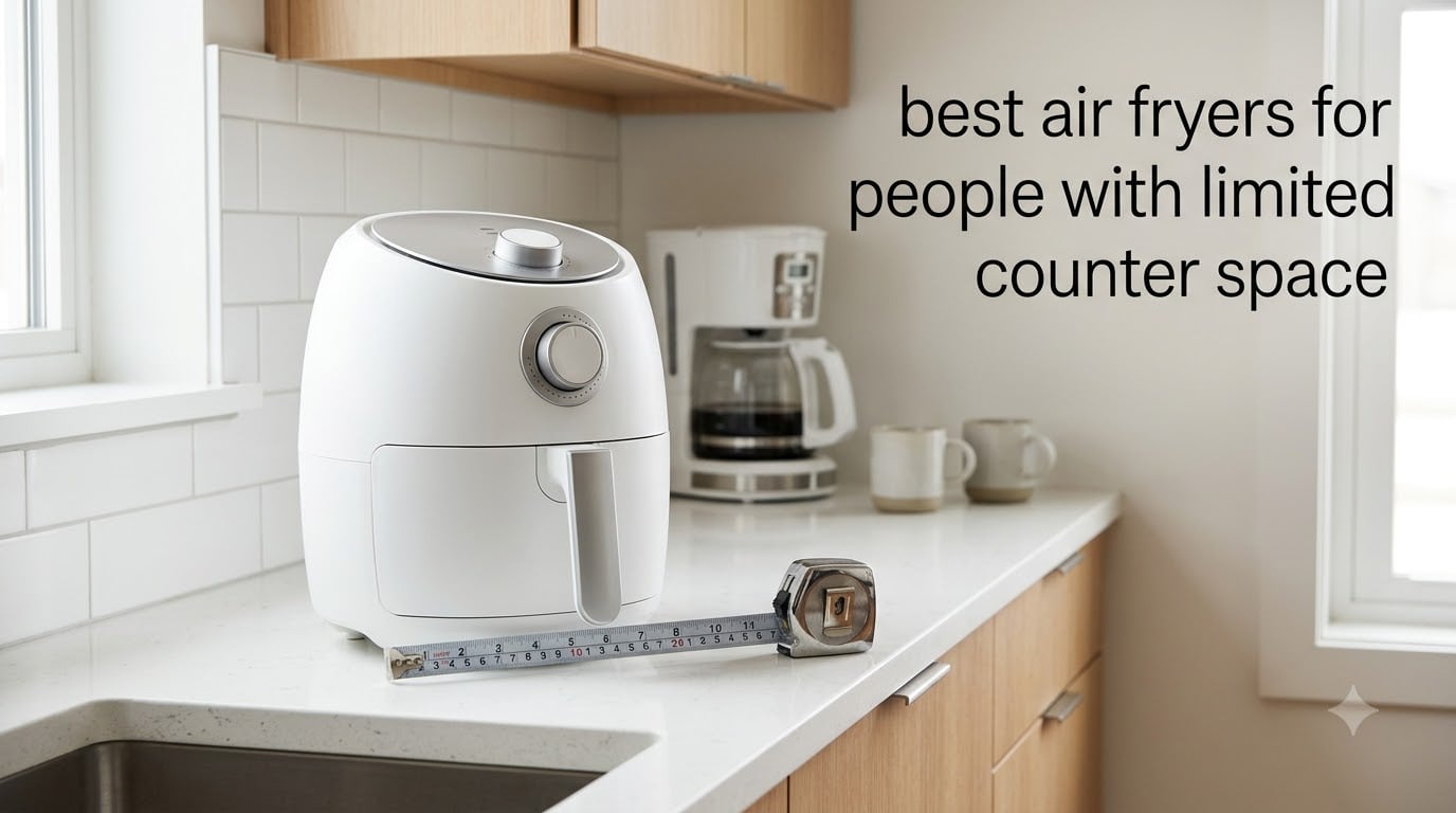 best air fryers for people with limited counter space